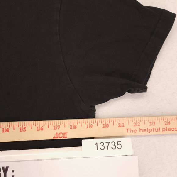 Teddy Frewsh Graphic Short Sleeve Crew Neck T Shirt Mens Size Medium M Black - Picture 6 of 9